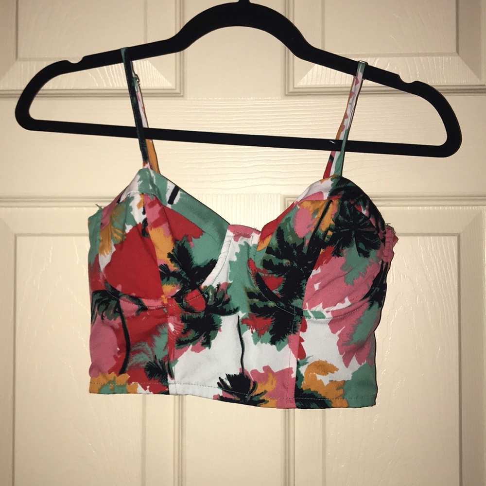 Tropical crop top